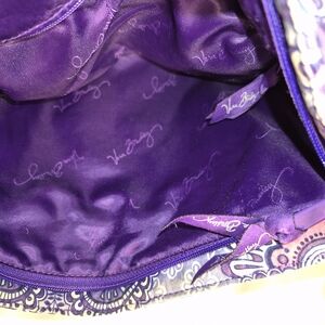 Vera Bradley Purple Paisley Cosmetic Bag